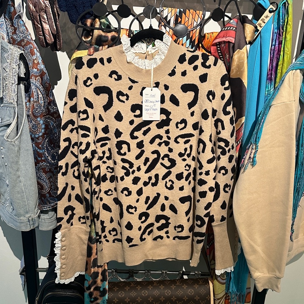 Leopard Print Sweater